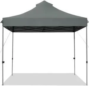 SlickBlue Portable Pop Up Canopy Event Party Tent Adjustable with Roller Bag