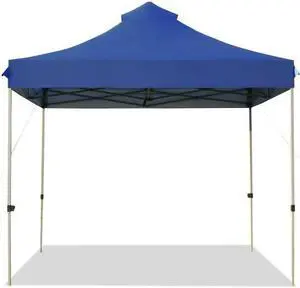 SlickBlue Portable Pop Up Canopy Event Party Tent Adjustable with Roller Bag