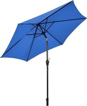 SlickBlue 9 ft Patio Outdoor Umbrella with Crank