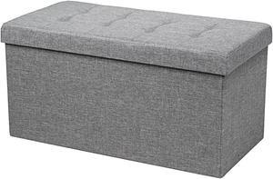 SlickBlue 31.5 Inch Fabric Foldable Storage with Removable Storage Bin