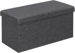 SlickBlue 30 Inch Folding Storage Ottoman with Lift Top