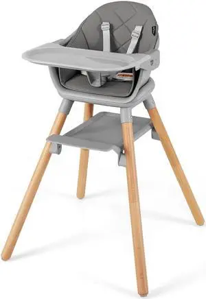 SlickBlue 6-in-1 Baby High Chair with Removable Dishwasher and Safe Tray
