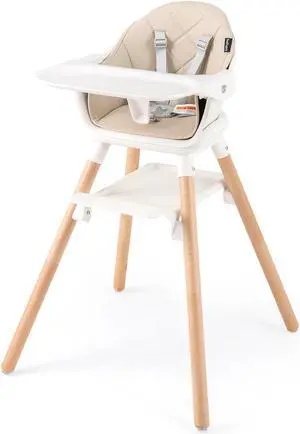 SlickBlue 6-in-1 Baby High Chair with Removable Dishwasher and Safe Tray