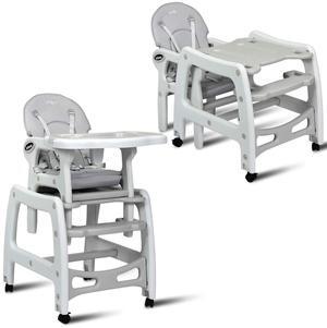 SlickBlue 3-in-1 Baby High Chair with Lockable Universal Wheels