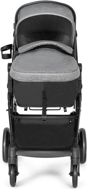 SlickBlue 2-in-1 Foldable Pushchair Newborn Infant Baby Stroller