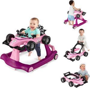 SlickBlue 4-in-1 Foldable Activity Push Walker with Adjustable Height