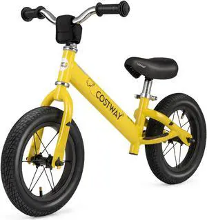 SlickBlue 12 Inch Toddler Balance Bike with Height Adjustable Handlebar and Seat