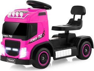 SlickBlue 6V Kids Electric Ride-on Truck with Height Adjustable Seat