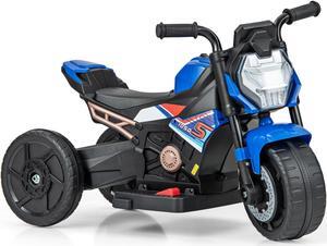SlickBlue Kids Ride-on Motorcycle 6V Battery Powered Motorbike with Detachable Training Wheels