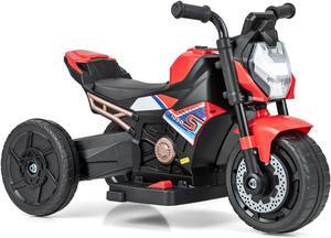 SlickBlue Kids Ride-on Motorcycle 6V Battery Powered Motorbike with Detachable Training Wheels