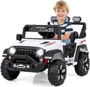 SlickBlue 12V Electric Kids Ride on Truck with Remote Control and Music