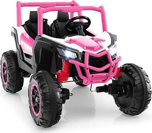 SlickBlue 2-Seater Kids Ride on UTV with 2.4G Remote Control for over 3 Years Old Children