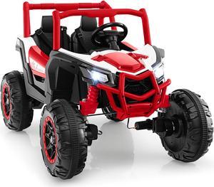 SlickBlue 2-Seater Kids Ride on UTV with 2.4G Remote Control for over 3 Years Old Children