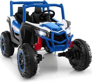 SlickBlue 2-Seater Kids Ride on UTV with 2.4G Remote Control for over 3 Years Old Children