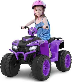 SlickBlue 24V Kids Ride-On Electric ATV with Wireless Connection for Toddlers 3-8 Years Old