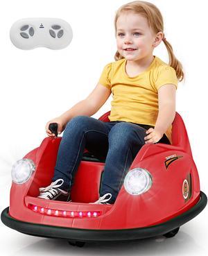 SlickBlue 12V Electric Kids Ride on Bumper Car Battery Powered Bumping Car with Remote Control