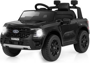 SlickBlue 12V Electric Kids Ride on Car Licensed Ford Ranger with Remote Control and Music