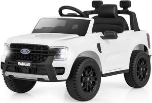 SlickBlue 12V Electric Kids Ride on Car Licensed Ford Ranger with Remote Control and Music