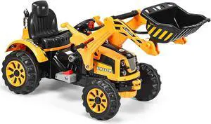 SlickBlue 12 V Battery Powered Kids Ride on Dumper Truck