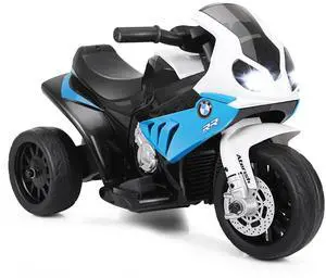 SlickBlue 6V Kids 3 Wheels Riding BMW Licensed Electric Motorcycle
