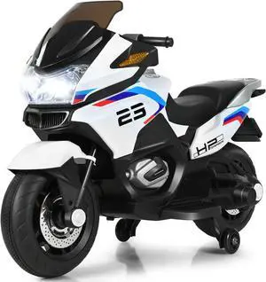 SlickBlue 12V Kids Ride On Motorcycle Electric Motor Bike