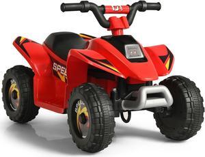 SlickBlue 6V Kids Electric ATV 4 Wheels Ride-On Toy