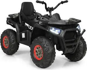 SlickBlue 12 V Kids Electric 4-Wheeler ATV Quad with MP3 and LED Lights