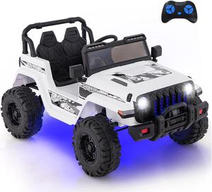 SlickBlue 12V Kids Ride-on Jeep Car with 2.4 G Remote Control