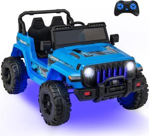 SlickBlue 12V Kids Ride-on Jeep Car with 2.4 G Remote Control