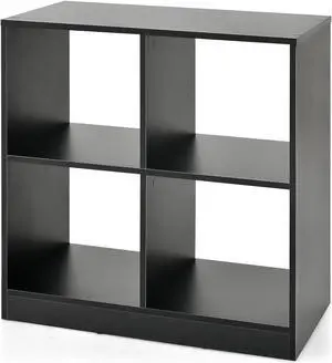 SlickBlue 4-Cube Kids Bookcase with Open Shelves
