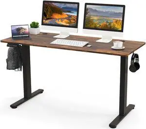 SlickBlue  Sit Stand Home Office Desk with 3 Memory Height Settings
