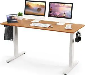 SlickBlue  Sit Stand Home Office Desk with 3 Memory Height Settings