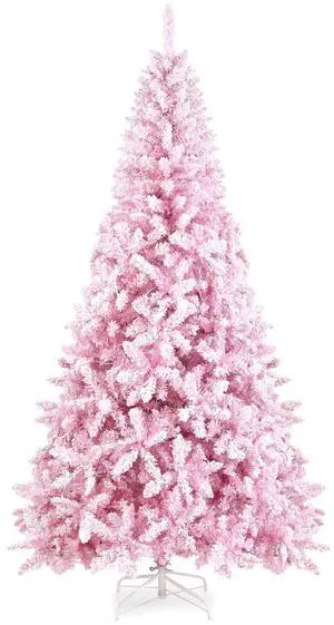 SlickBlue Flocked Christmas Tree