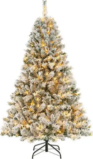 SlickBlue Pre-Shaped Artificial Xmas Tree with Instant 3-Minute Setup