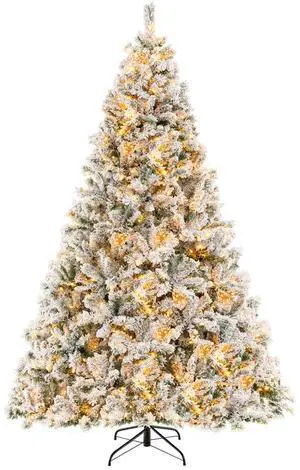 SlickBlue Pre-Shaped Artificial Xmas Tree with Quick 3-Minute Assembly