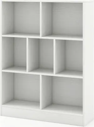 SlickBlue 7-Section Freestanding Bookshelf for Kids Room Classroom Daycare Nursery