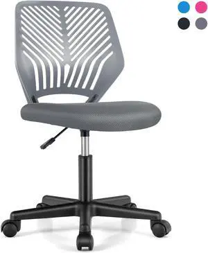 SlickBlue Height-adjustable Ergonomic Kids Desk Chair with Universal Casters