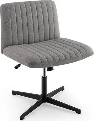 SlickBlue Criss Cross Legged Chair No Wheels 120Â° Rocking Adjustable Height