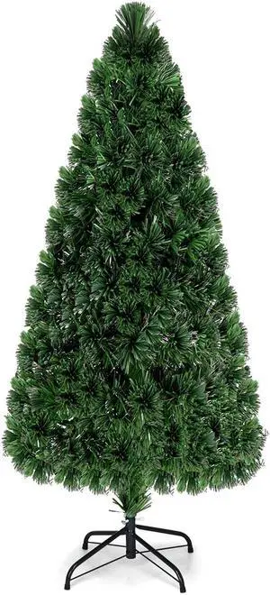 SlickBlue Fiber Optic Artificial PVC Christmas Tree-6 ft