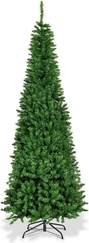 SlickBlue Artificial National Foot Kingswood Fir Pencil Christmas Tree-7.5 ft