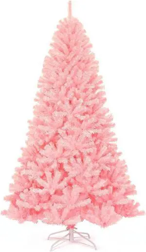 SlickBlue 7.5 Feet Hinged Artificial Christmas Tree Full Fir Tree
