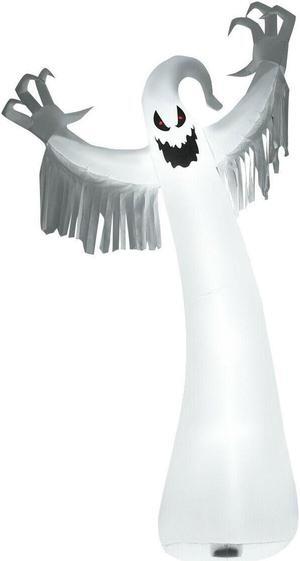 SlickBlue 12 Feet Halloween Inflatable Spooky Ghost with Blower and LED Lights