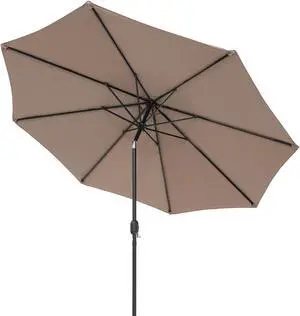 SlickBlue 10 Feet Outdoor Patio Umbrella with Tilt Adjustment and Crank
