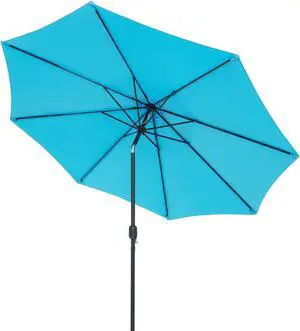 SlickBlue 10 Feet Outdoor Patio Umbrella with Tilt Adjustment and Crank
