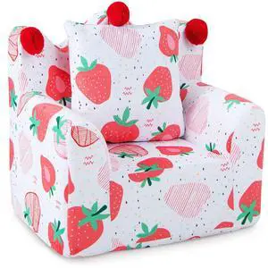 SlickBlue High-density Padding Kids Sofa with Armrest and Extra Pilow