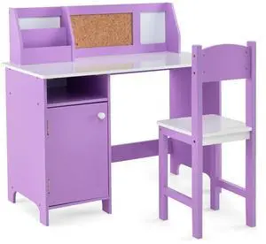 SlickBlue Kids Table and Chair Set for Arts  Crafts  Homework  Home School