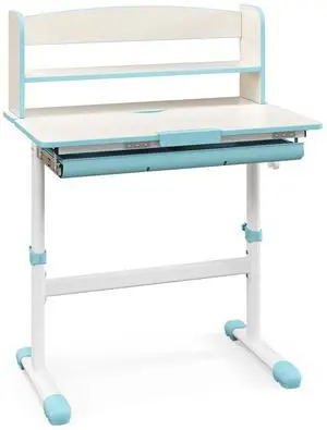SlickBlue Height Adjustable Kids Study Desk with Tilt Desktop