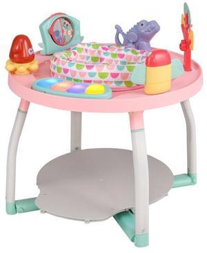 SlickBlue 5-in-1 Baby Activity Center Interactive Bounce Seat with Removable Toys