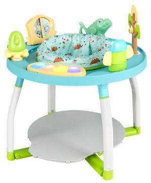 SlickBlue 5-in-1 Baby Activity Center Interactive Bounce Seat with Removable Toys