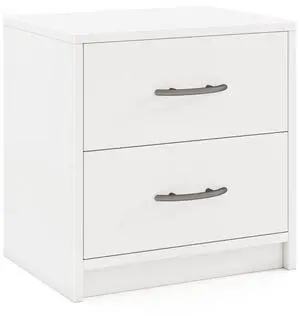 SlickBlue 2 Drawer Nightstand with Storage for Living Room
